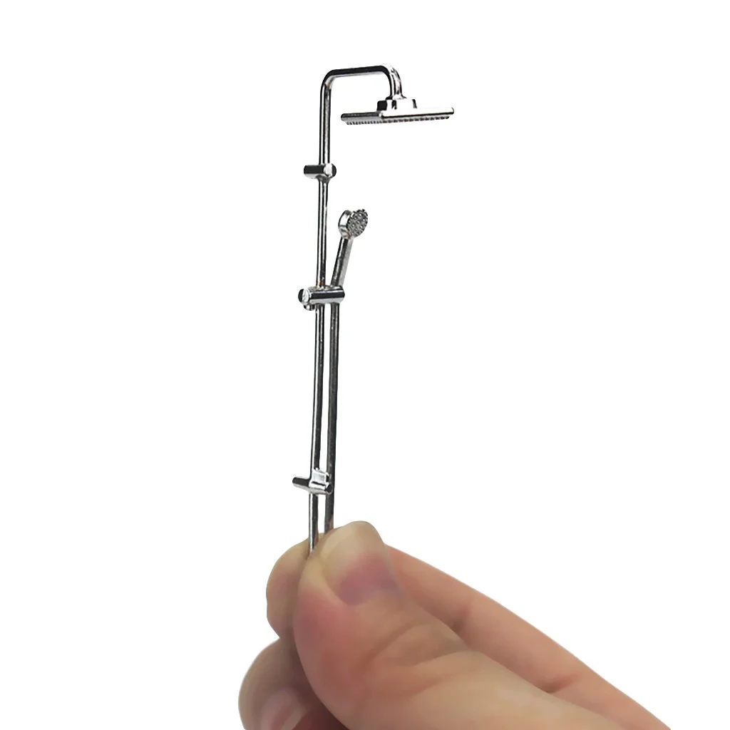 Education 1:12 /1:6 Dollhouse Miniature Scene Model Shower Tools Pretend Play Toy Ceramics B