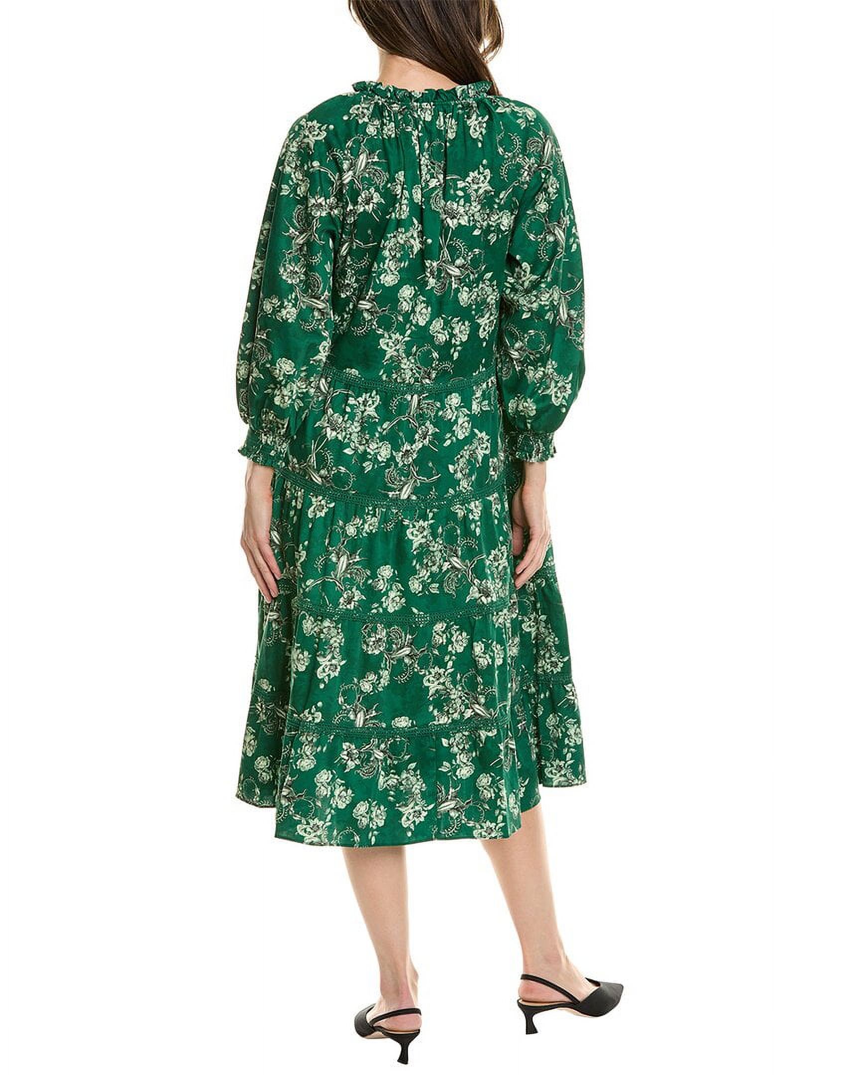 alice + olivia womens  Layla Midi Dress, XS