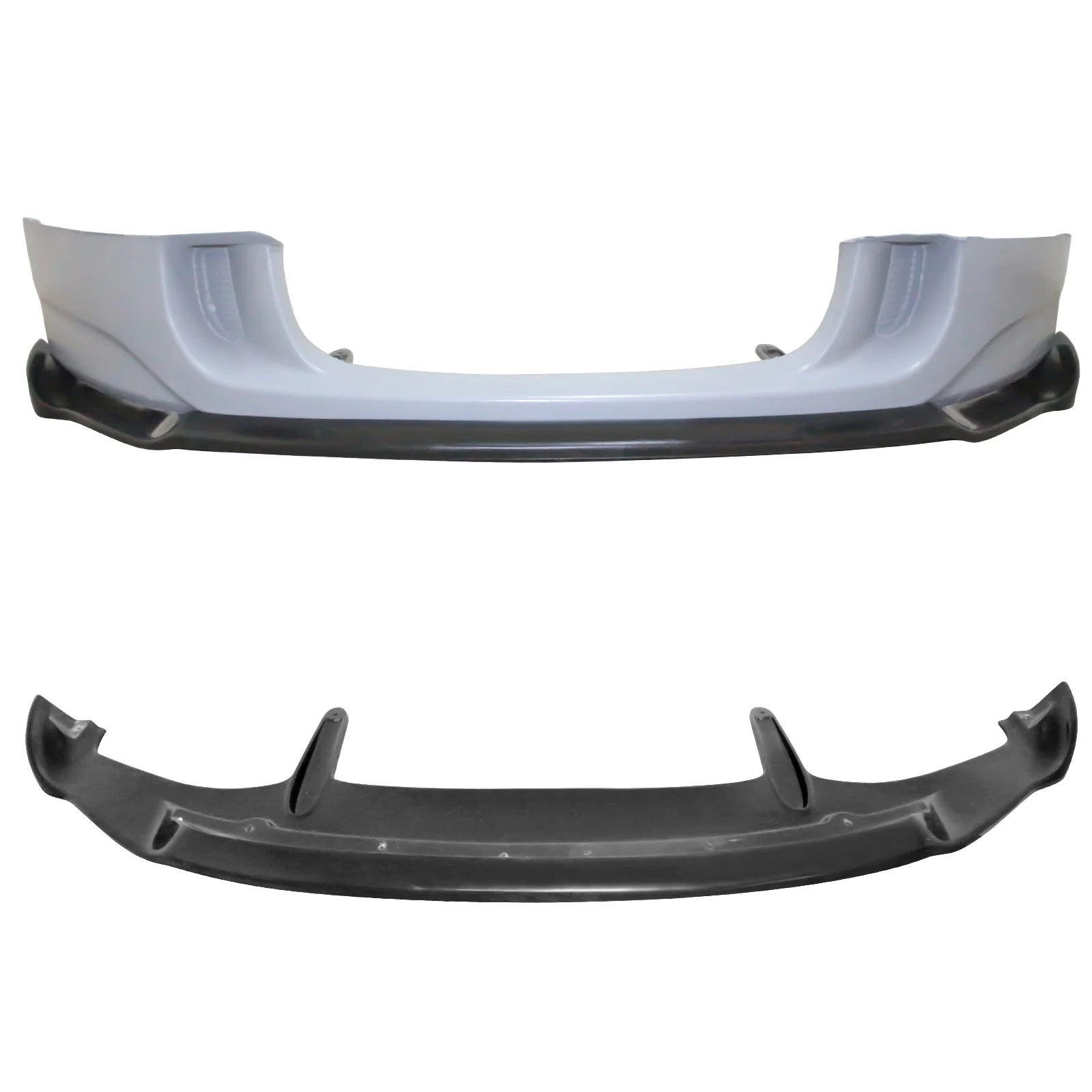 Ikon Motorsports Compatible with 04-09 Honda S2000 AP2 JDM MU Urethane Front Bumper Lip Spoiler Black
