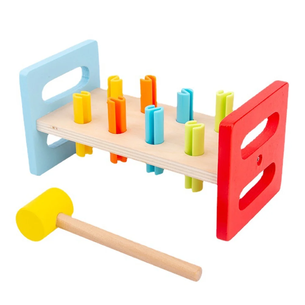 1 Set Children Whack Toy Practical Whack Game Toy Kids Educational Hammering Toy