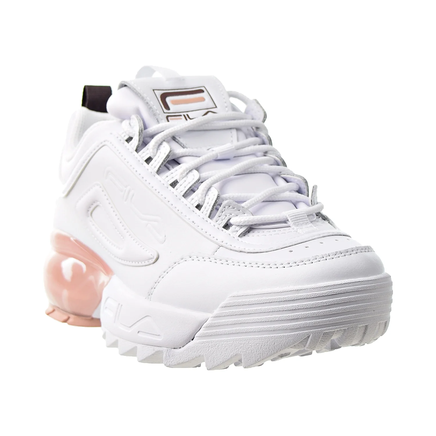 Fila Disruptor 2A Women's Shoes White-Deep Mahogany-Misty Rose 5xm01120-163
