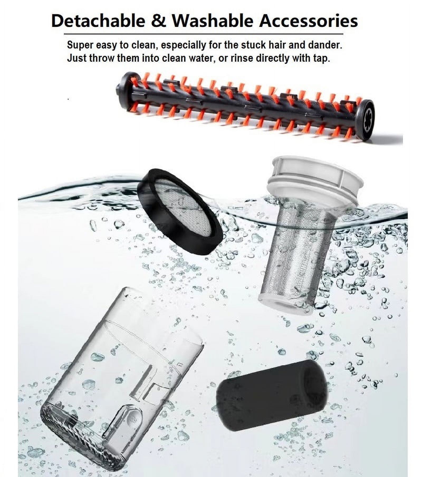 Handheld Allergen Vacuum Cleaner, UV Sanitizing and Heating for Allergies and Pet, Kills Mite, Virus, Molds, True HEPA and Powerful Suction removes Hair/Dander/Dust, AP001