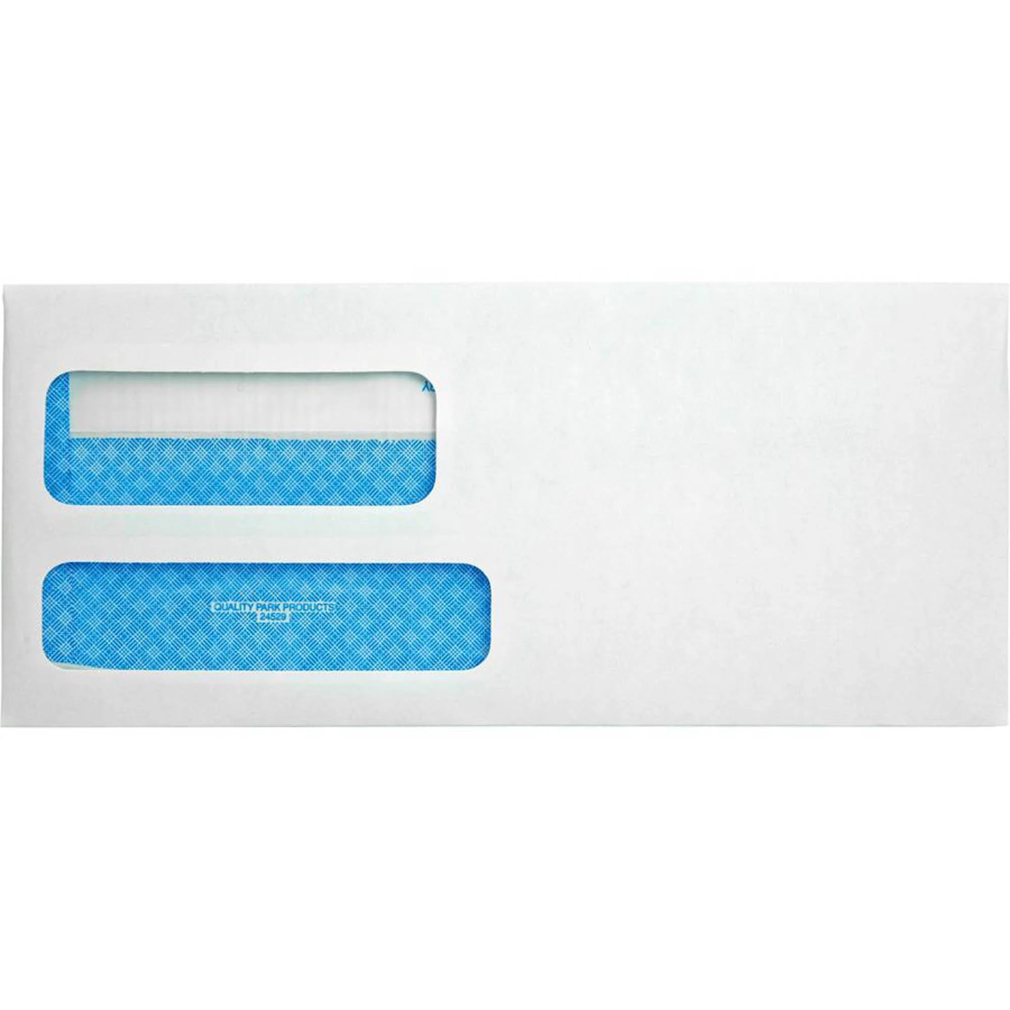 Quality Park Double Window Tinted Redi-Seal Invoice & Check Envelope, #9, White, 500/Box