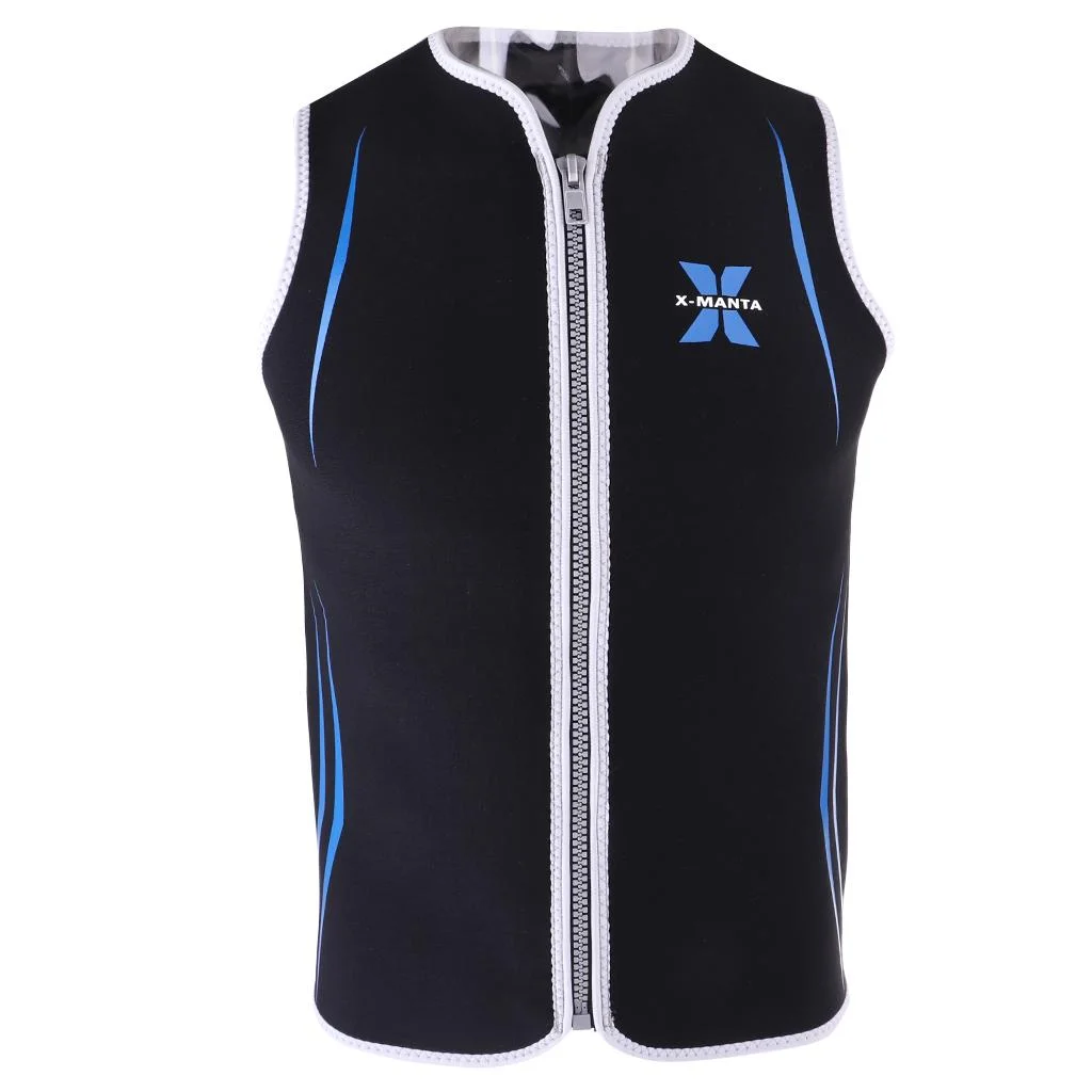 Men's Neoprene Wetsuit Vest Front Zipper 3mm Surf Surfing Top