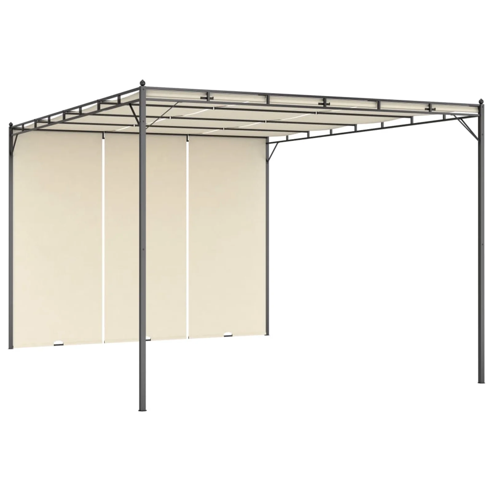 Irfora parcel,Canopy Cream Bbq Shelter Canopy Cream Party Tent Curtain 157.5