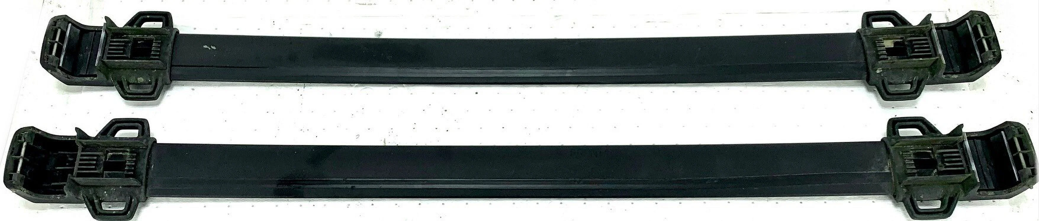 Pre-Owned 2007-2017 Jeep Patriot Roof Rack Cross Rails Pair Black OEM (Good)