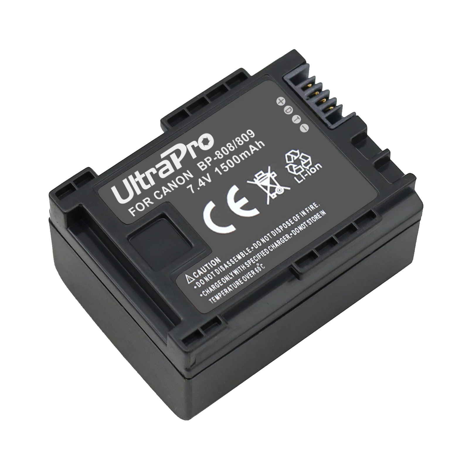 UltraPro BP-808 High-Capacity Replacement Battery with Rapid Travel Charger for Canon FS10 FS11 FS100 FS21 FS22 XA10. Also Includes: Camera Cleaning Kit, Camera Screen Protector, Mini Travel Tripod