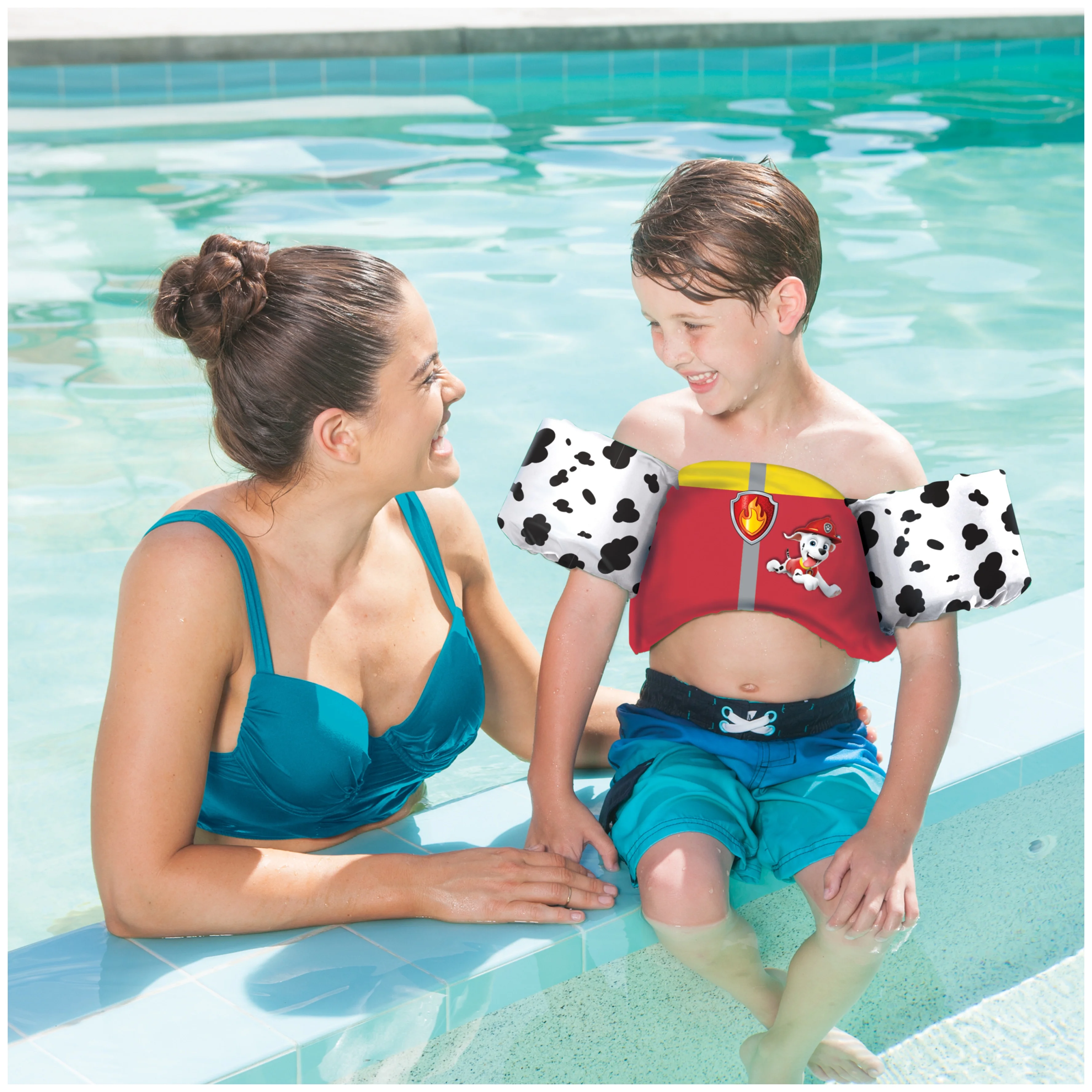 SwimWays Paw Patrol Marshall Swim Trainer Life Jacket with Adjustable Back Buckle
