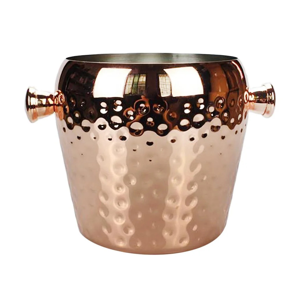 Stainless steel ice bucket-insulated ice maker, for champagne