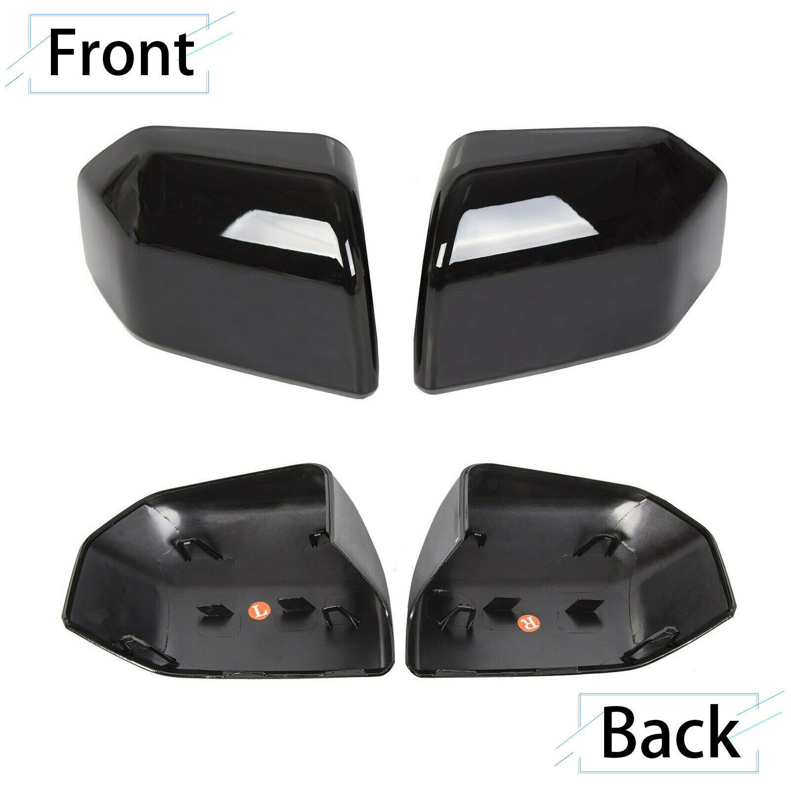 Teledu For F150 15-20 Ford F150 Top Glossy Black Mirror Covers Caps F-150