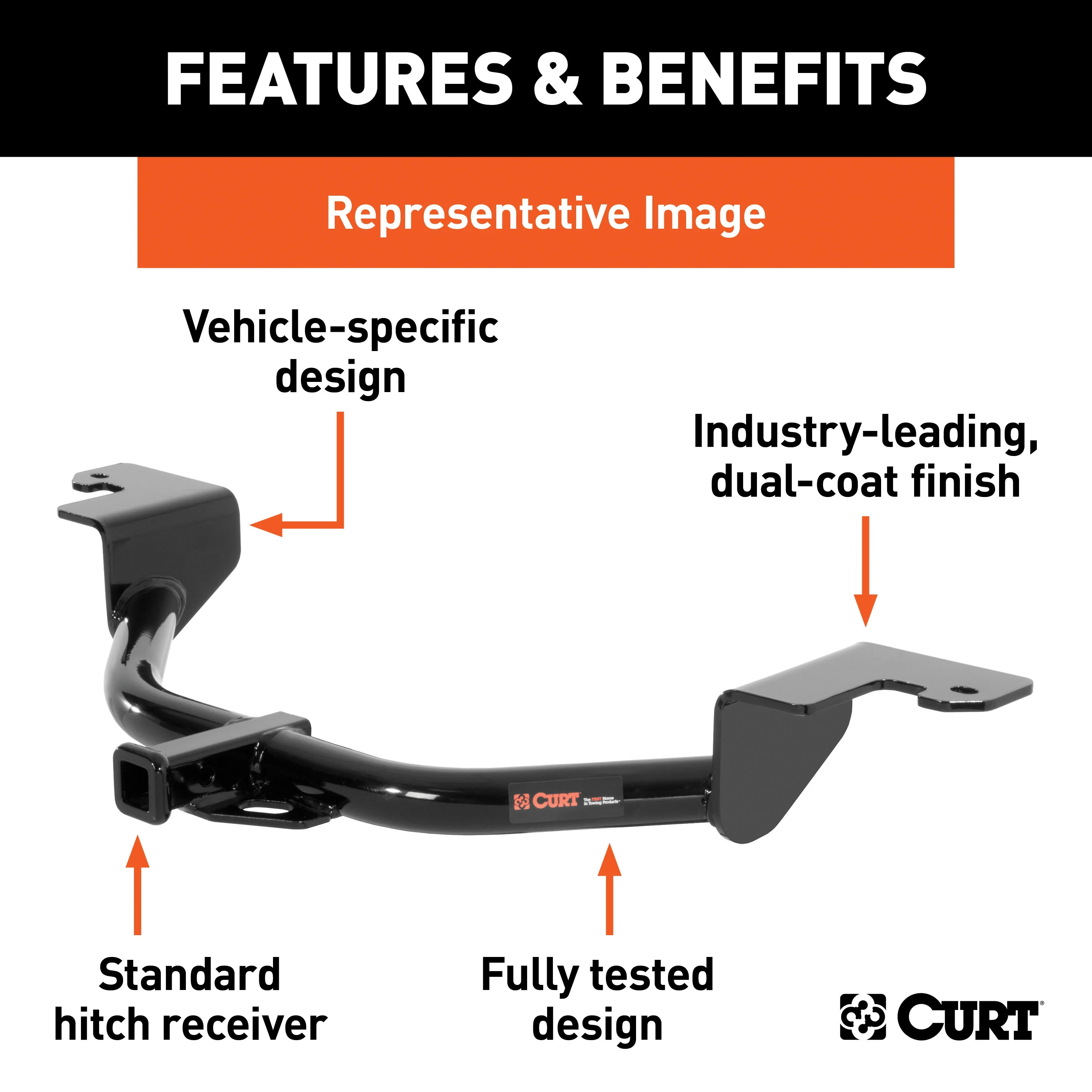 Curt Manufacturing Cur12030 10-15 Tucson/11-C Sportage Class II Receiver