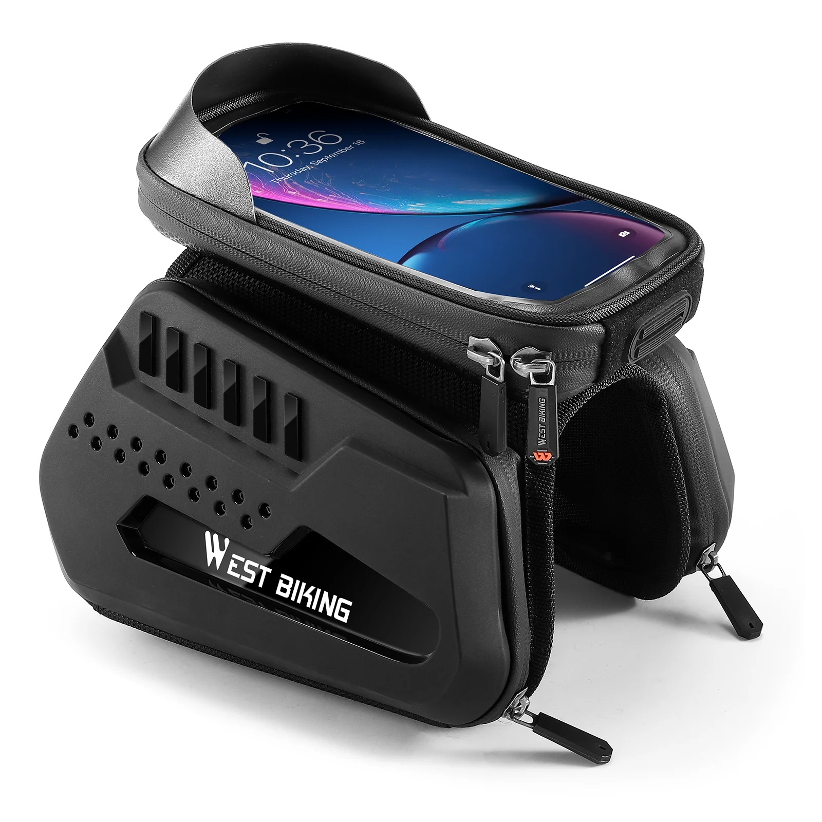 WEST BIKING Mountain Bike Frame Bag Waterproof Bike Phone Bag