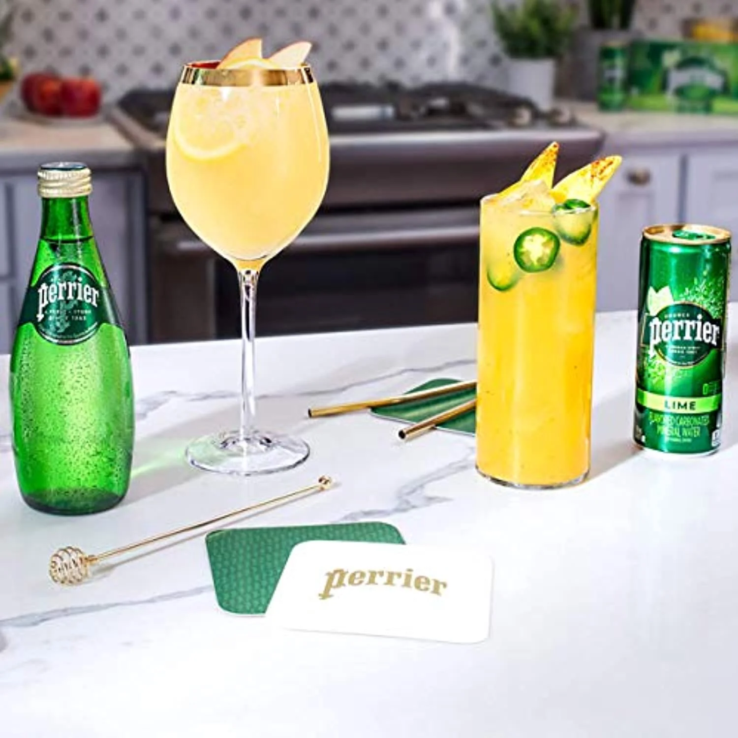 Perrier Flavored Carbonated Mineral Water Plastic Bottles, Peach, 16.9 Fl Oz (Pack Of 24)