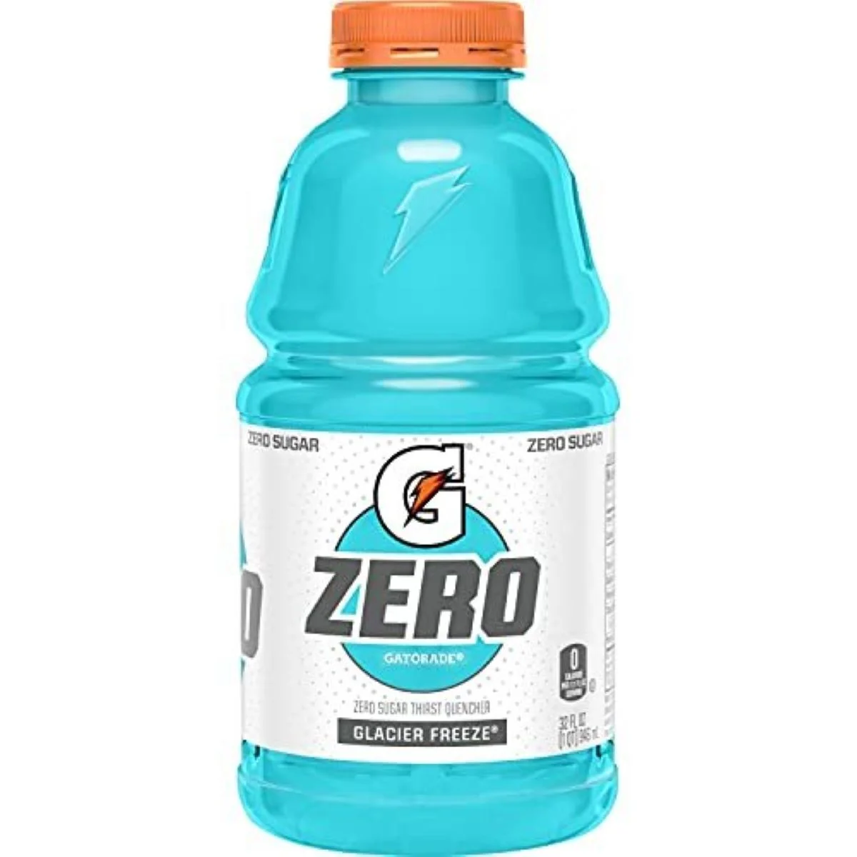 Gatorade Zero Glacier Freeze, Sport Drink, 28 oz Plastic Bottle, Quantity of 6