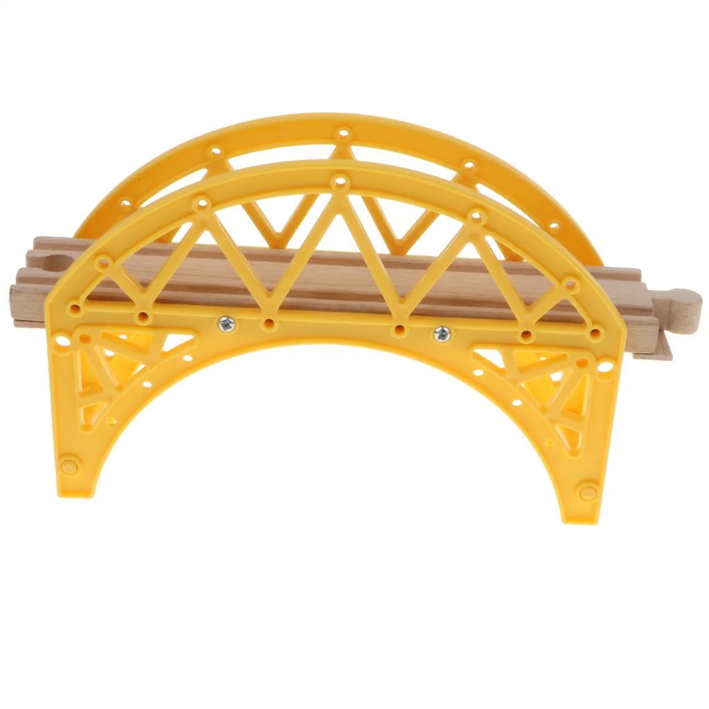 Kids Preschool Wooden Toy Trains Set Building Blocks Construction Kits Play Activity, Fine Motor Skills -