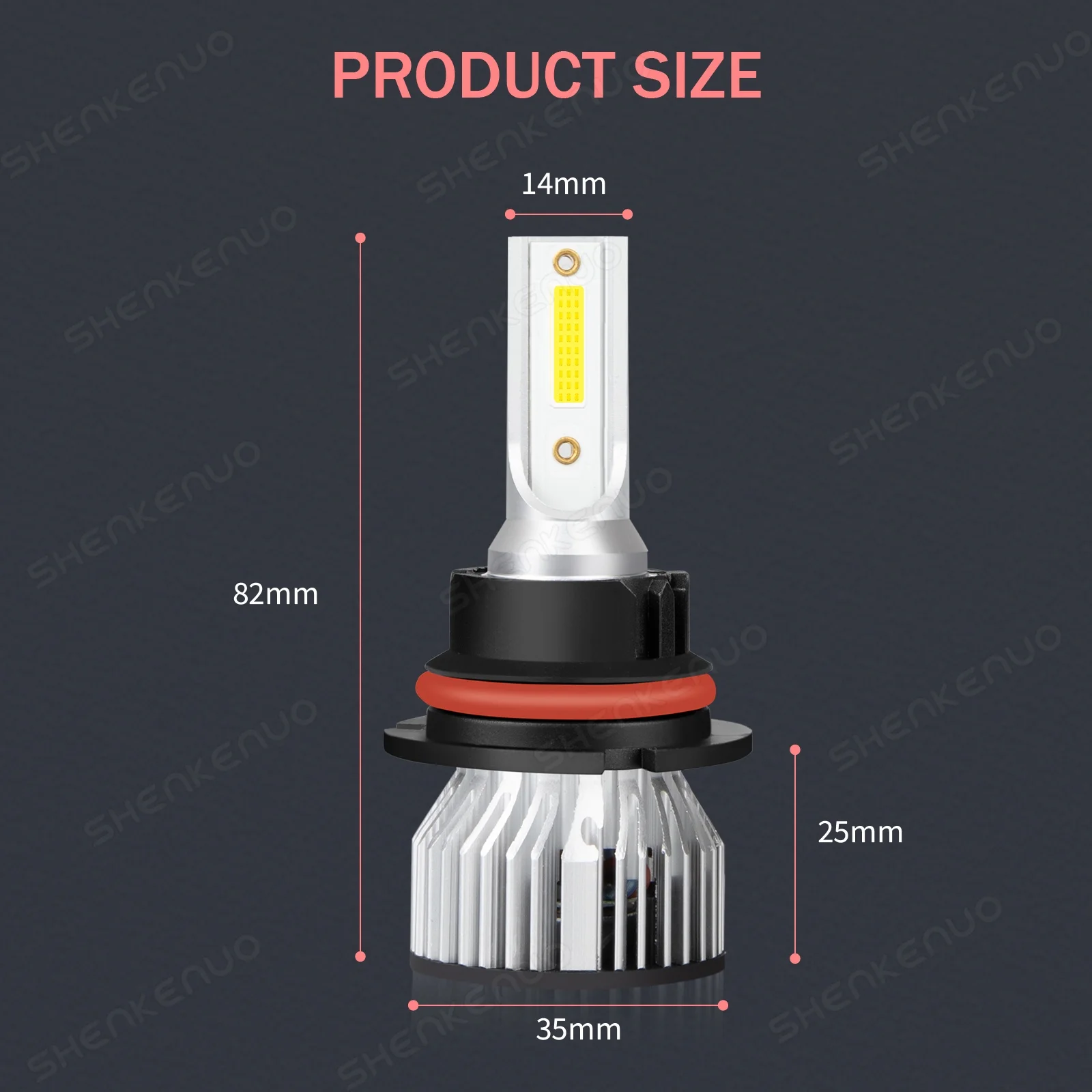 For Mitsubishi Mirage G4 2017-2018 Combo 9007+H11 LED Headlight Fog Light Bulbs