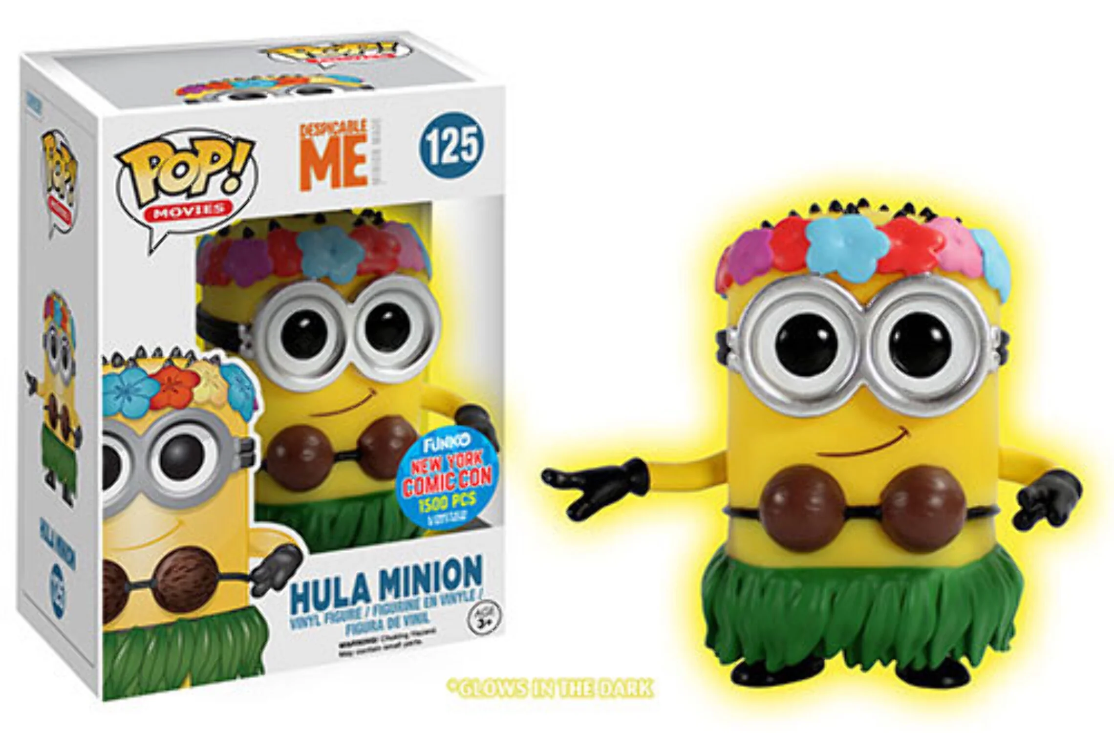 Funko POP! Movies Despicable Me Hula Minion #125 LE 1500 Exclusive