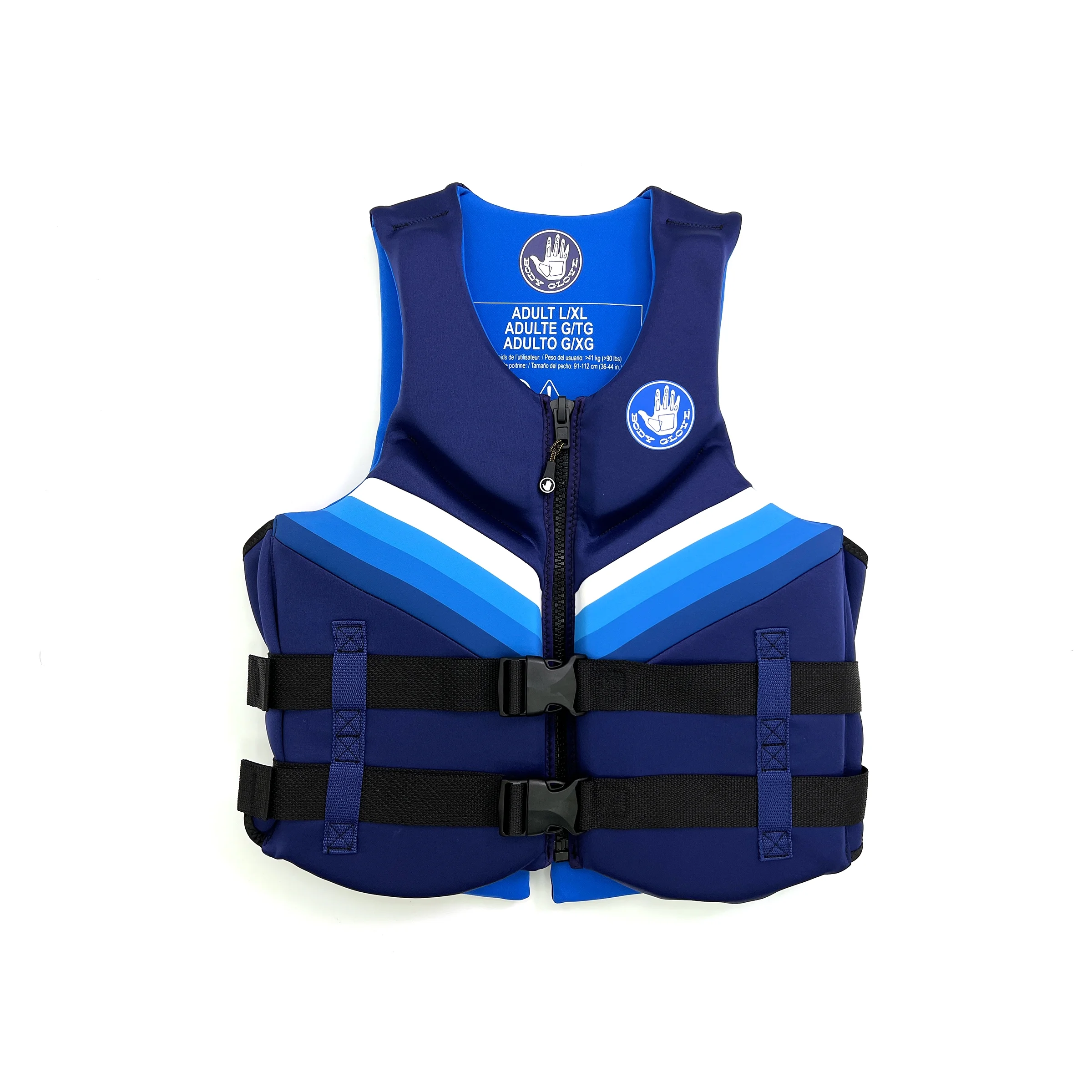 Body Glove Men's Dual-Size Evoprene PFD Life Jacket and Vest Male Large, Extra Large, Blue