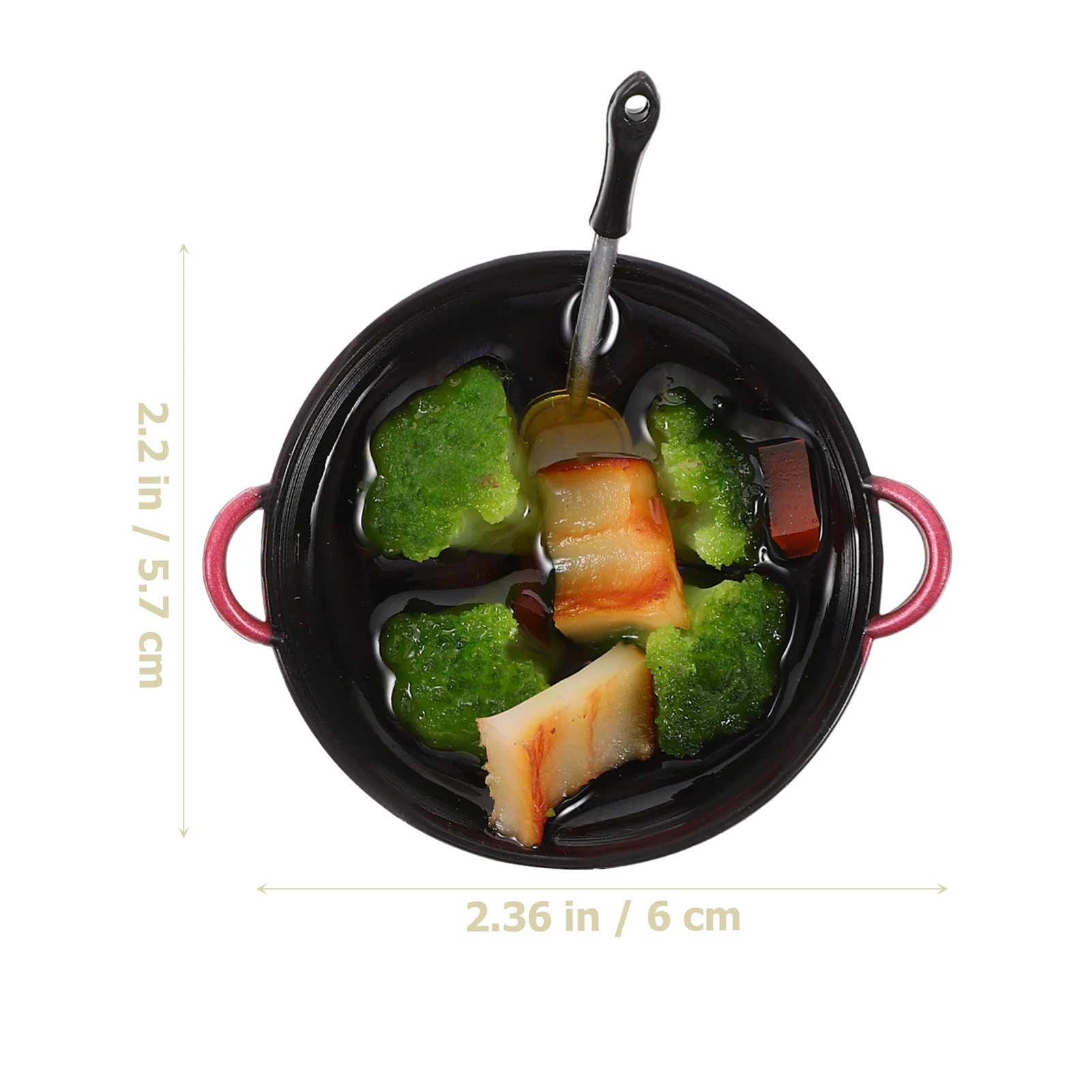 2 Pcs Mini Decor Tiny House Collectibles Doll Miniatures Micro Kitchen Decoration