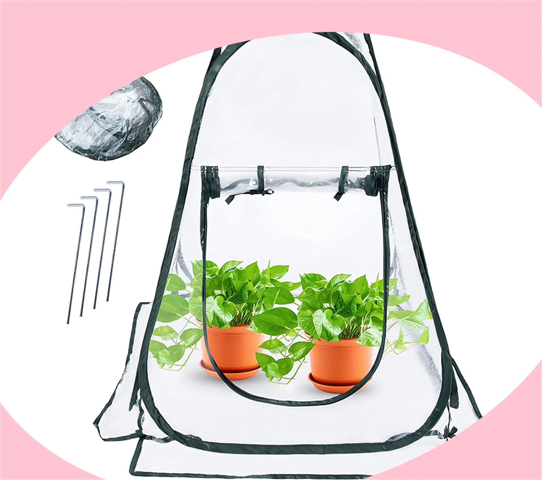 Pop up Greenhouse Cover Mini Greenhouse