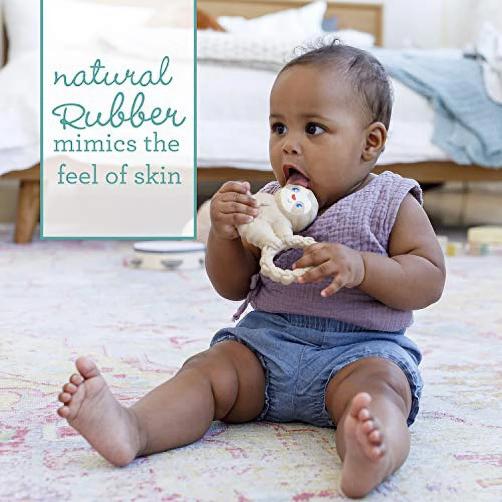 Infantino Squeeze & Teethe Textured Teether, Sloth