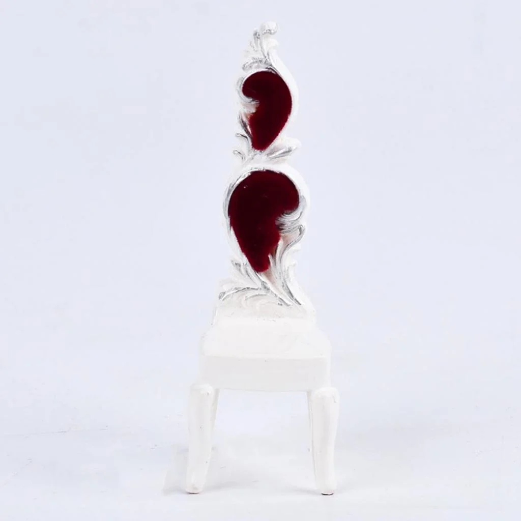 Vintage Mini Chair Furniture Decor for 1:25 Scale Dollhouse Furniture, Fashion Modern Design 23 x 70mm