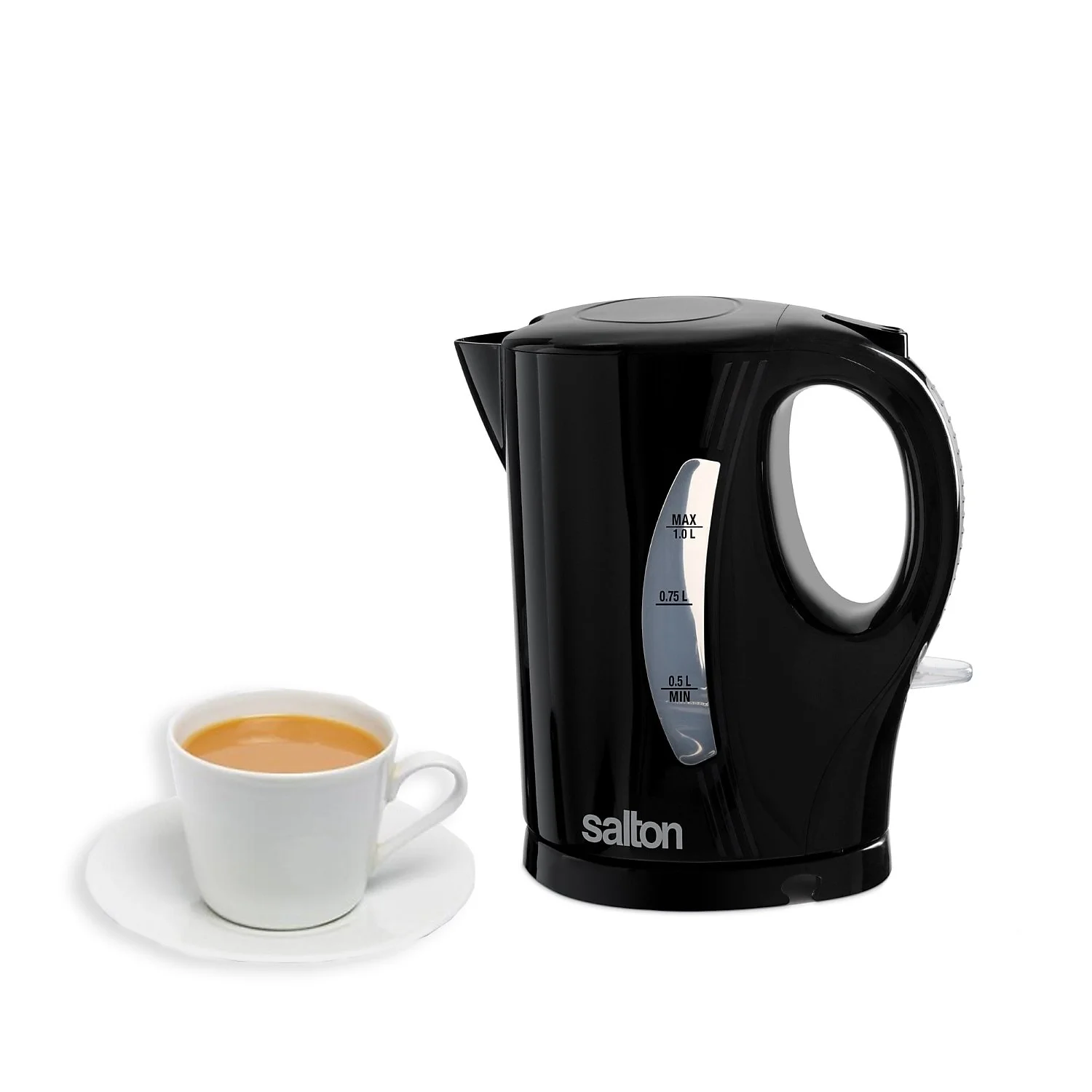 Salton Jug Kettle 1 .0 L/Qt - Black, Cordless