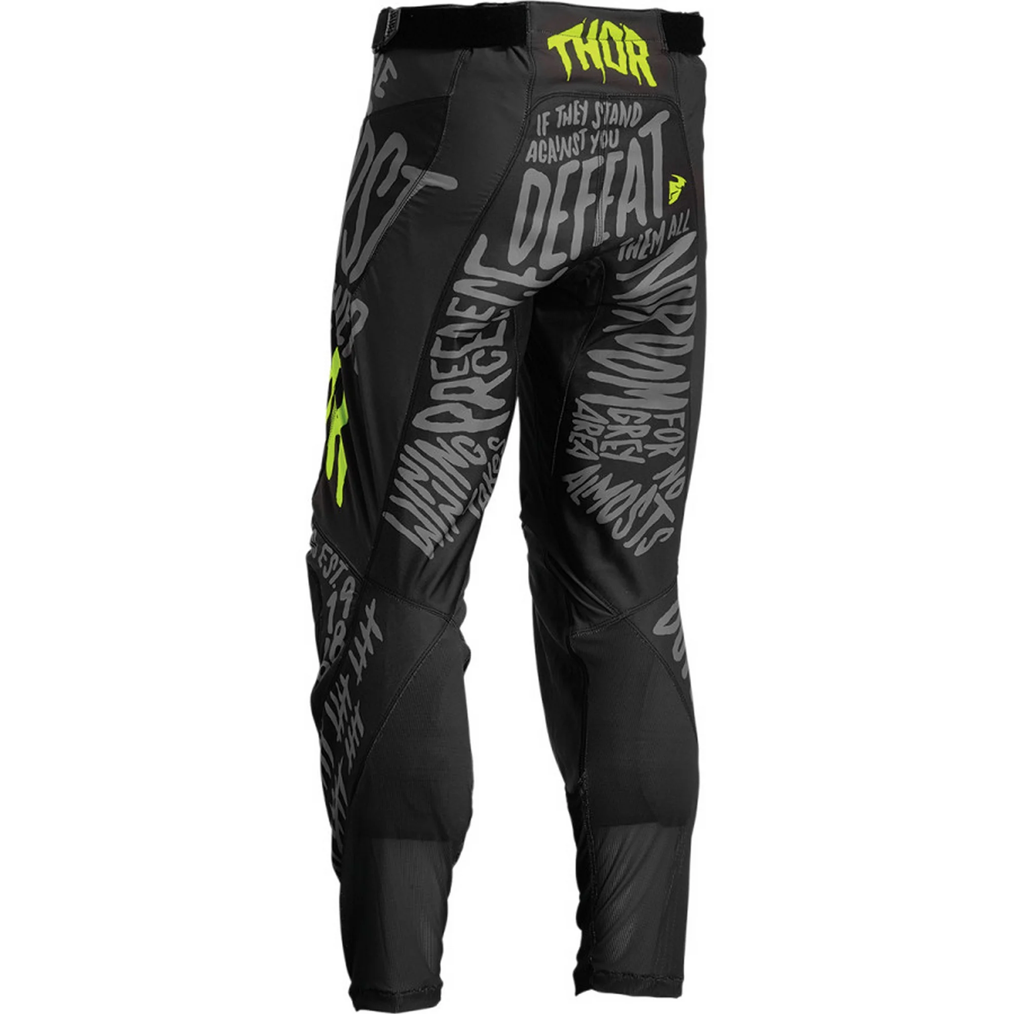 Thor Pulse Counting Sheep Mens MX Offroad Pants Charcoal/Acid 28 USA