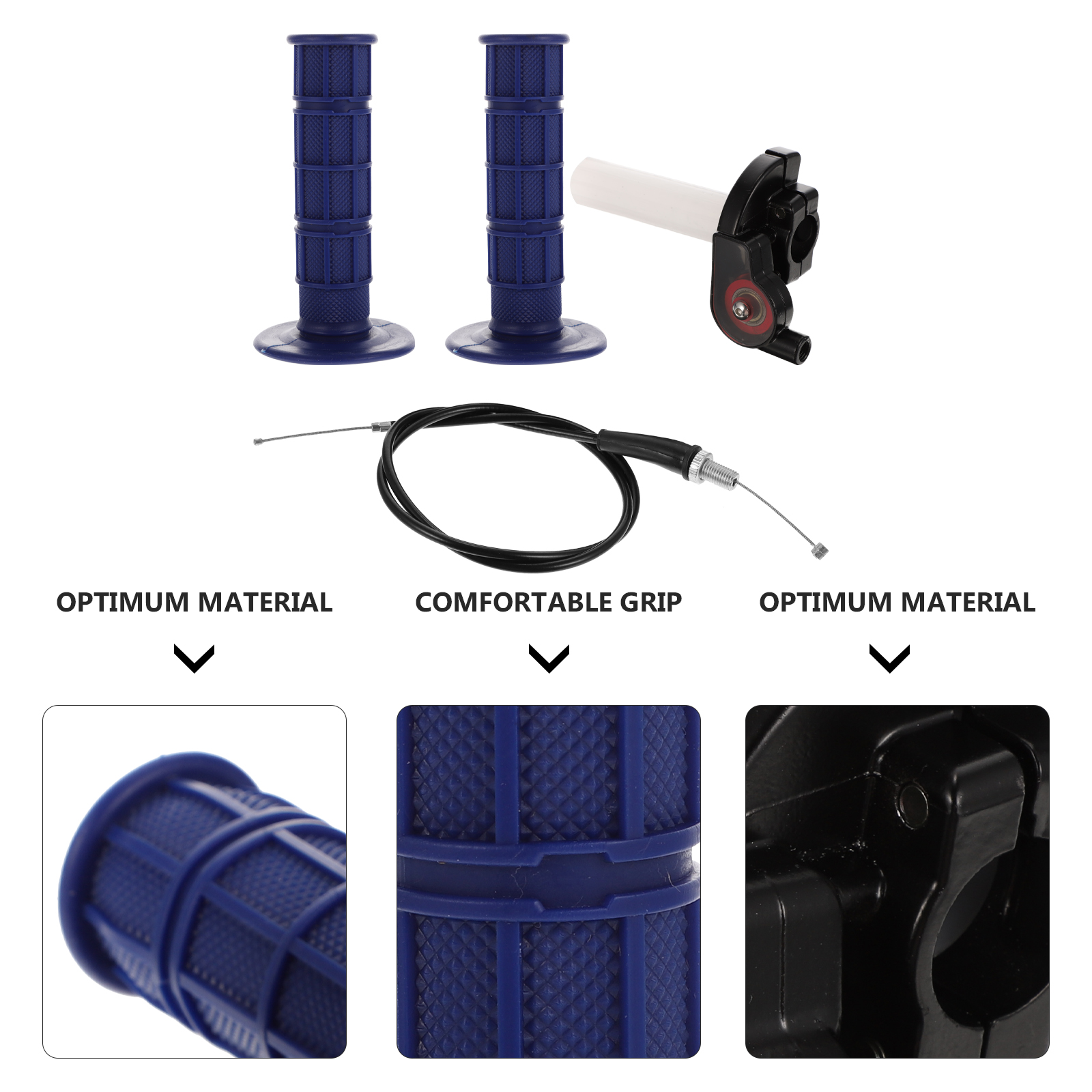 Etereauty 1 Set Portable Motorbike Throttle Cable Tube Motorcycle Turn Handle Grip Cable