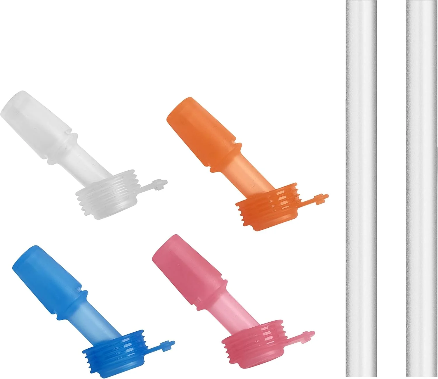 CamelBak eddy+ Kids 4-pack, Bite Valve & Straws, Multi Color