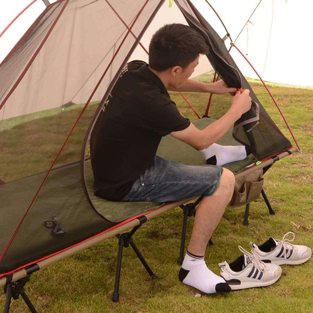 1 Person Camping Tent for Cot Lightweight -resistant Tent for Outdoor Camping Backpacking Traveling