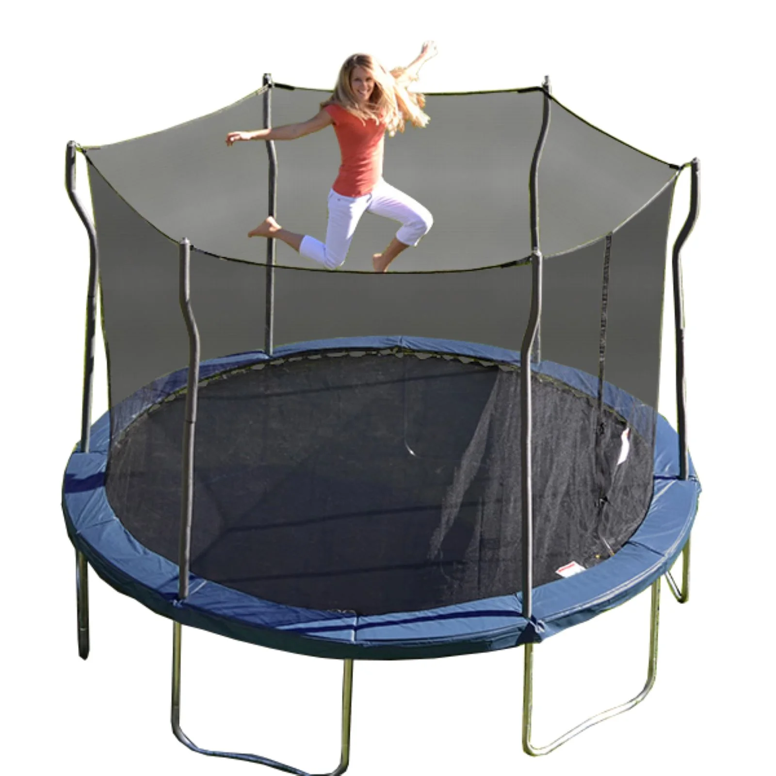 Propel Trampolines Kinetic 12' Round Backyard Trampoline with Safety Enclosure