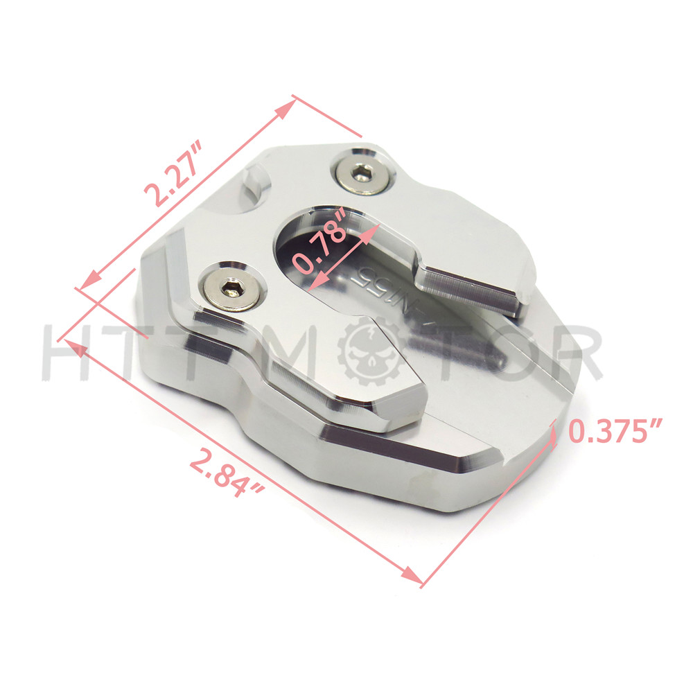 HTTMT- Side Pad Kickstand Stand Extension Plate For Yamaha Nmax155 N-MAX155 2015-2018