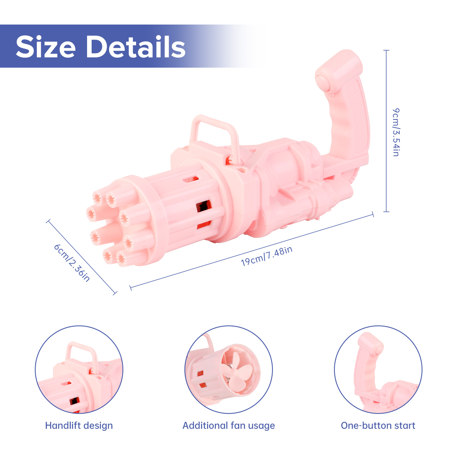 Bubble Gatling Gun Gatling Bubble Machine Cool Outdoor Toys