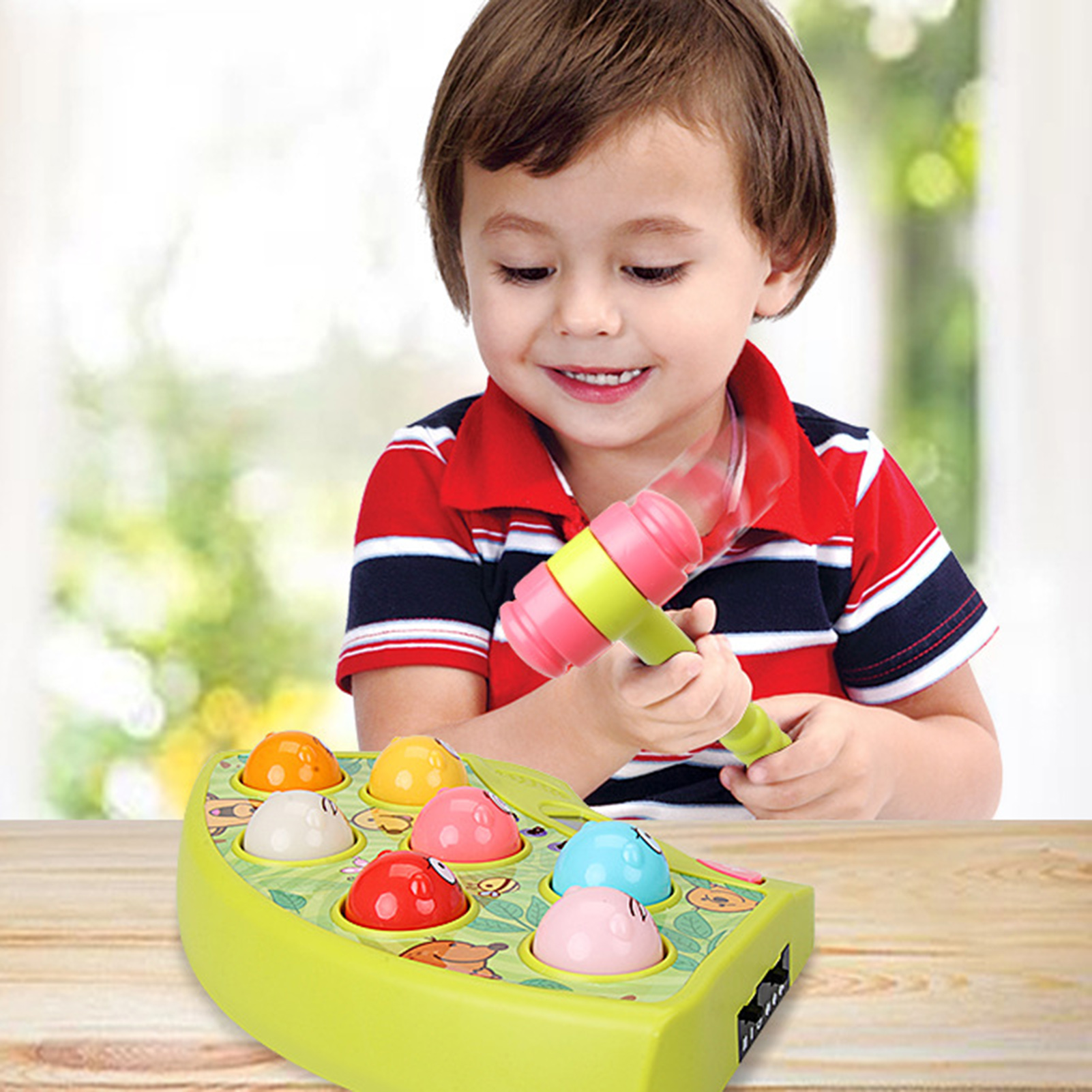 AYYUFE Children Electric Funny Whack A Hamster Game Machine Interactive Toy Kids Gift