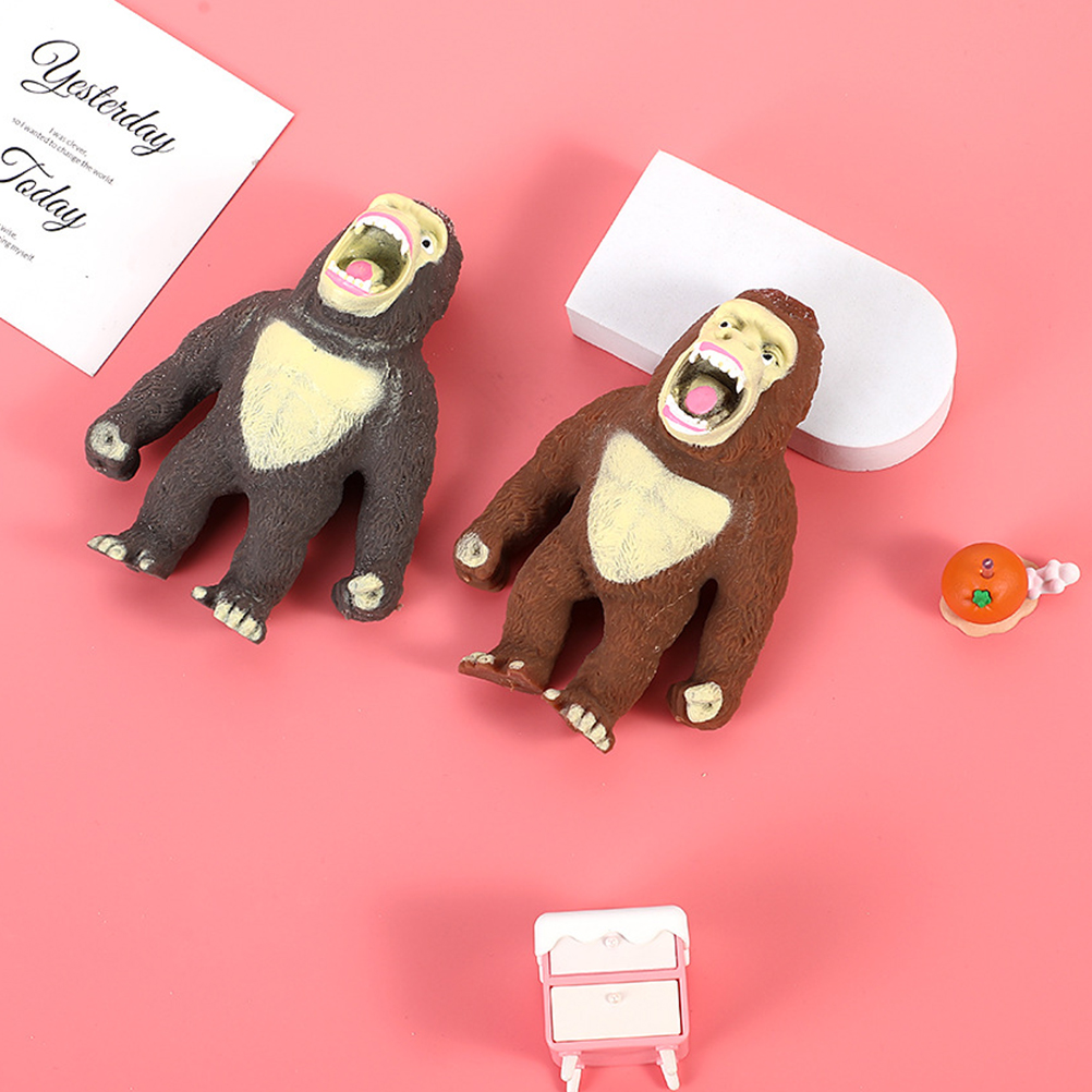 3 PCS Music Interesting Stretchy Toy Children’s Toys Animal Gorilla Stress Elastic