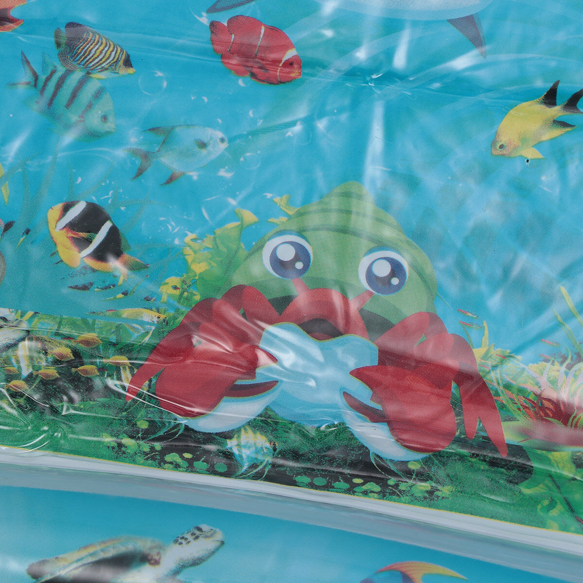 1pc Inflatable Water Cushion Creative Playing Pad Inflatable Crawling Cushion Water Play Mat Baby Water Mat (Clownfish Pattern)