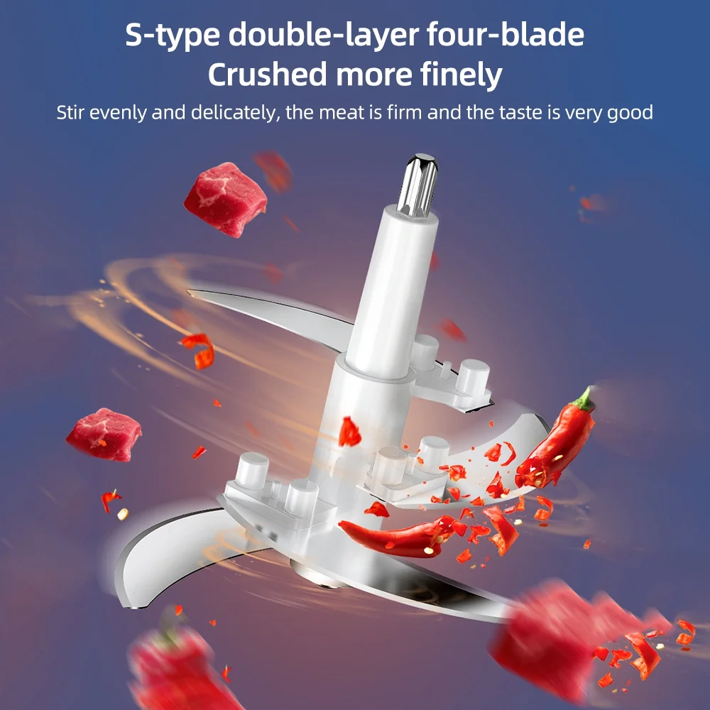 Nebublu Electric stirrer,3L Stainless Steel 2 300W Power Steel 2 300W Meat 3L Stainless Power Kitchen Cooker Stainless Steel 2 Qudai BUZHI HUIOP mewmewcat