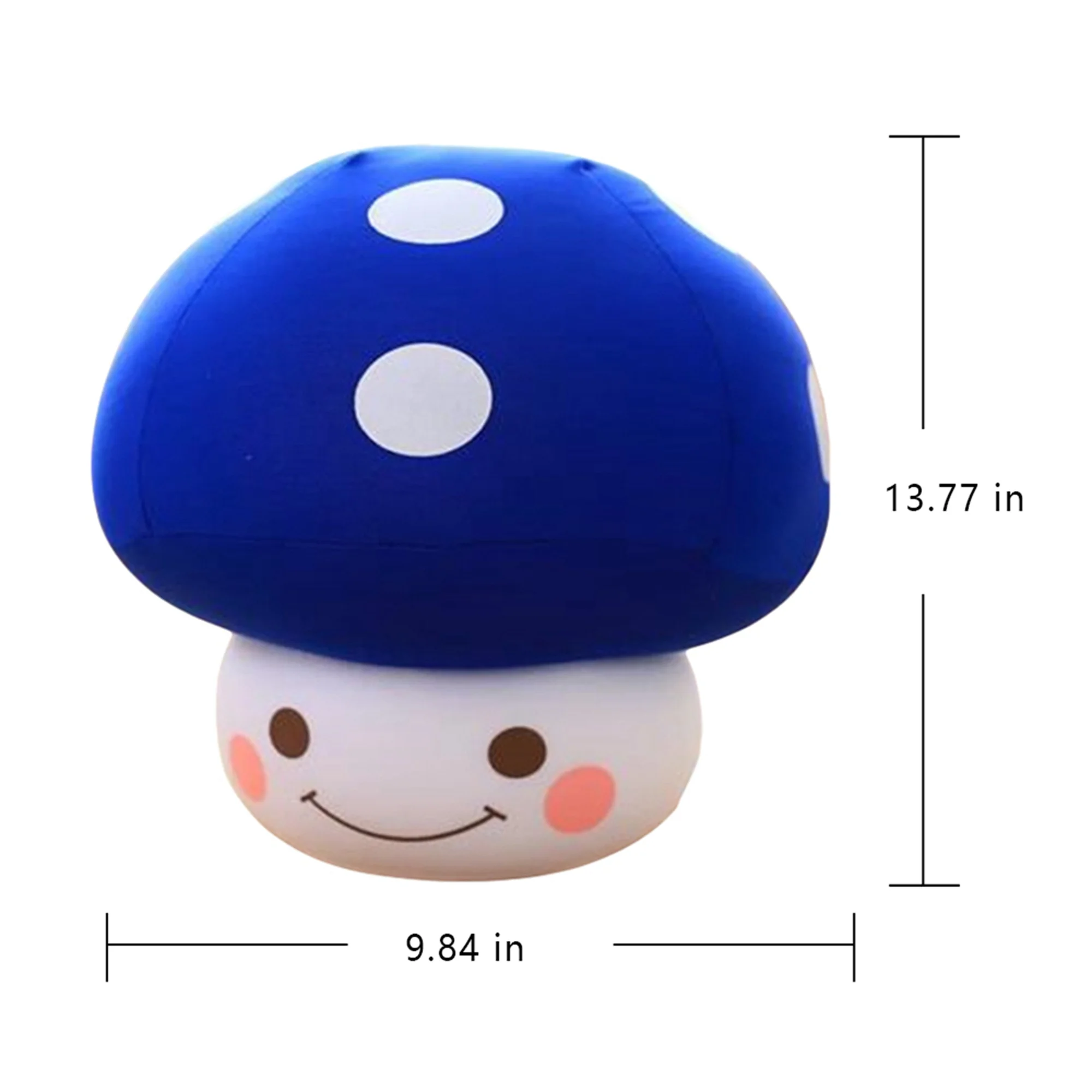 Stuffed Cartoon Plush Doll Soft Mushroom Shaped Throw Pillow, Stuffed Plushies Toys for Adult Kids