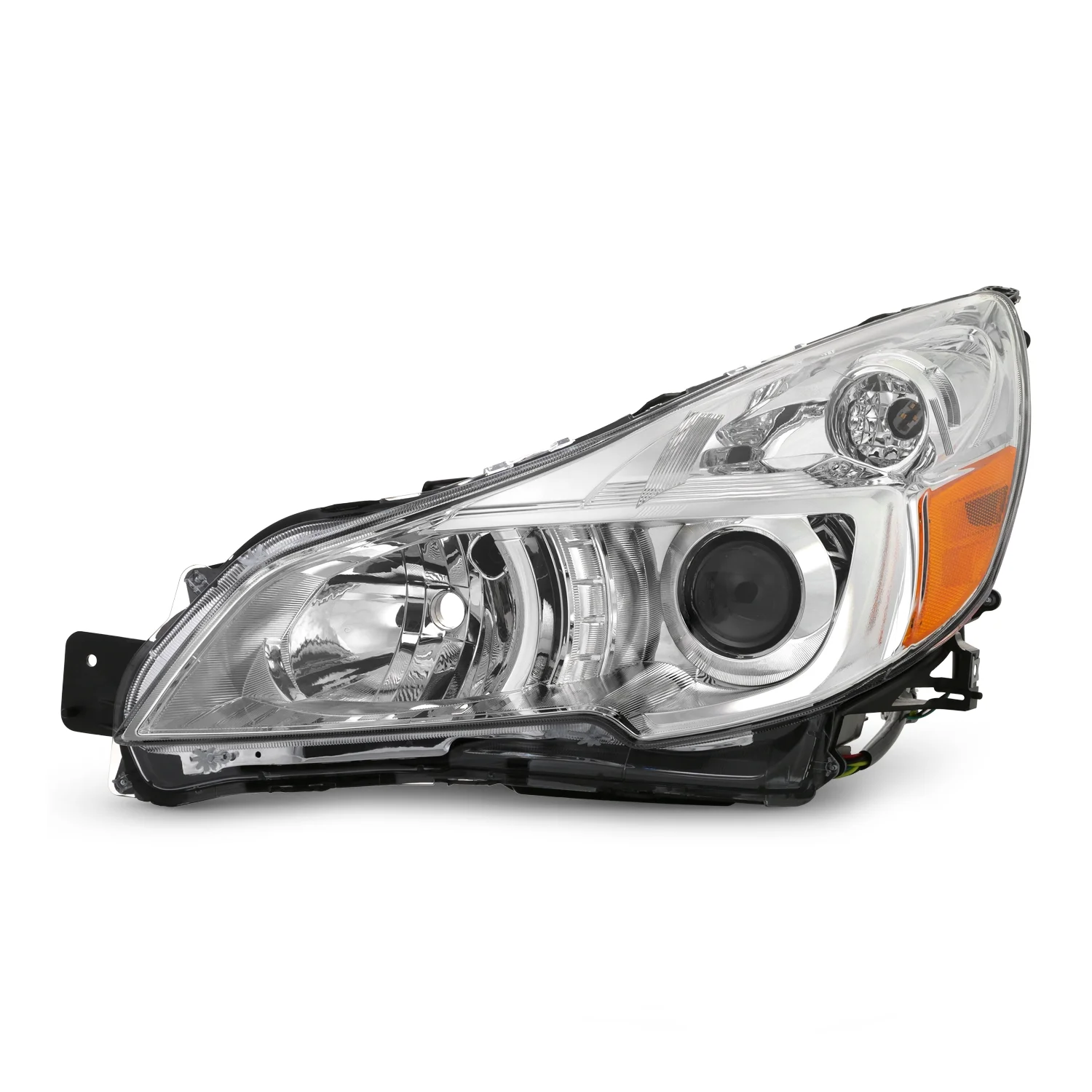AKKON - Fits 2013 2014 Subaru Legacy | Outback Projector Chrome Headlights HeadLamp Driver Left Only