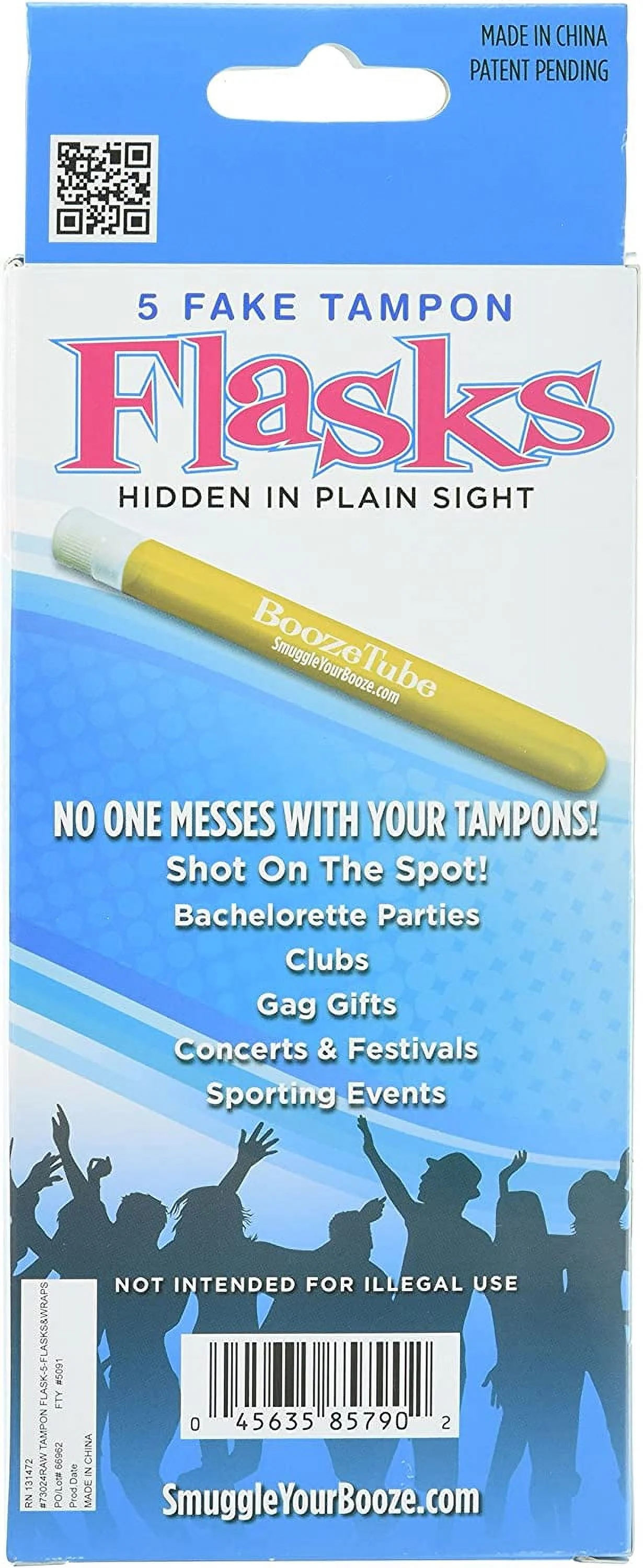 Forum Novelties Smuggle Your Booze Tampon Flask Standard