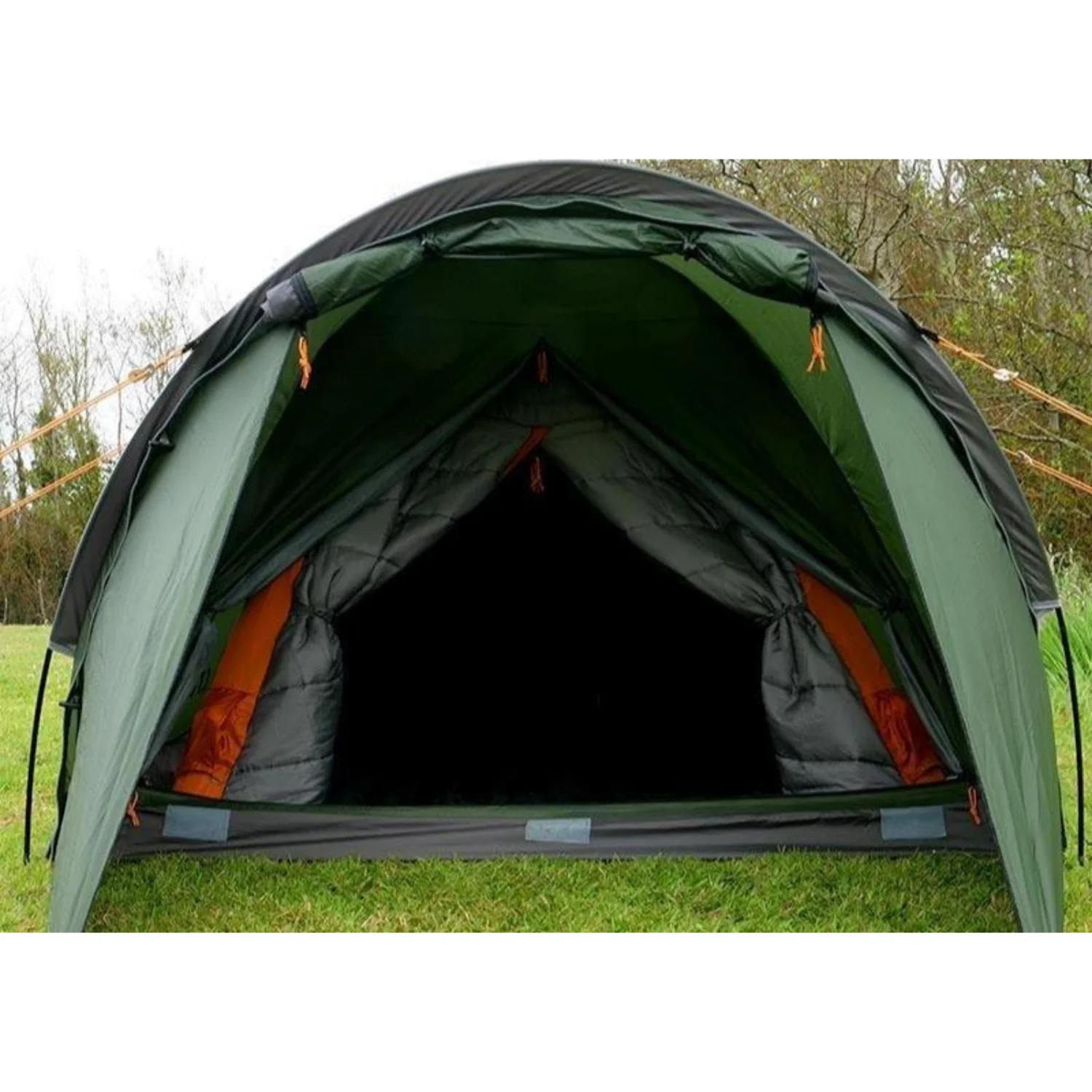 Crua Combo Maxx - 3-Person Tent with Temperature Regulating Inner Tent, Grey and Green