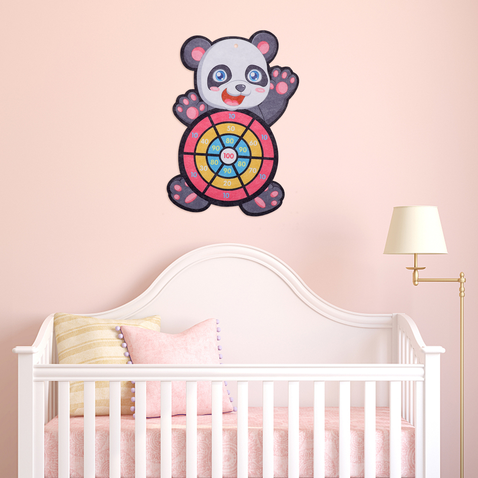 5 Sets  Dart Board Sticky Balls Set Kids Party Toys Indoor Dart Board Game Kit