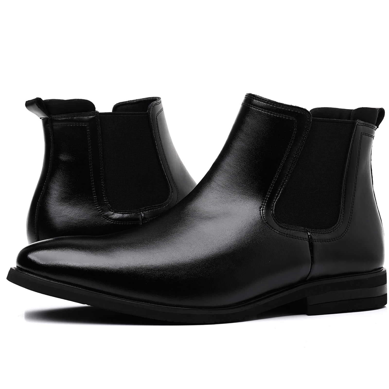 DADAWEN Men's Black Chelsea Boots 9 US