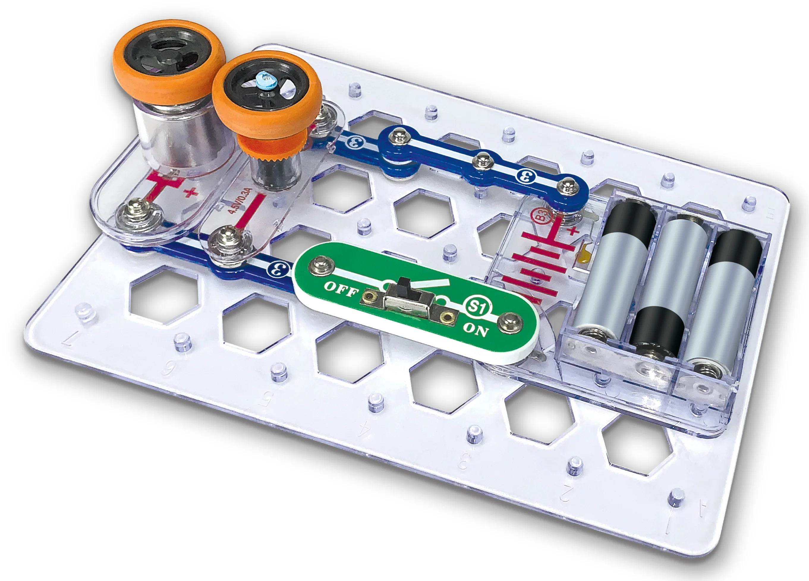 Snap Circuits® Flight Deck SCFLTKIT | Electronics Exploration Kit | 5 Projects in 1 | STEM Educational Toy for Kids 8+