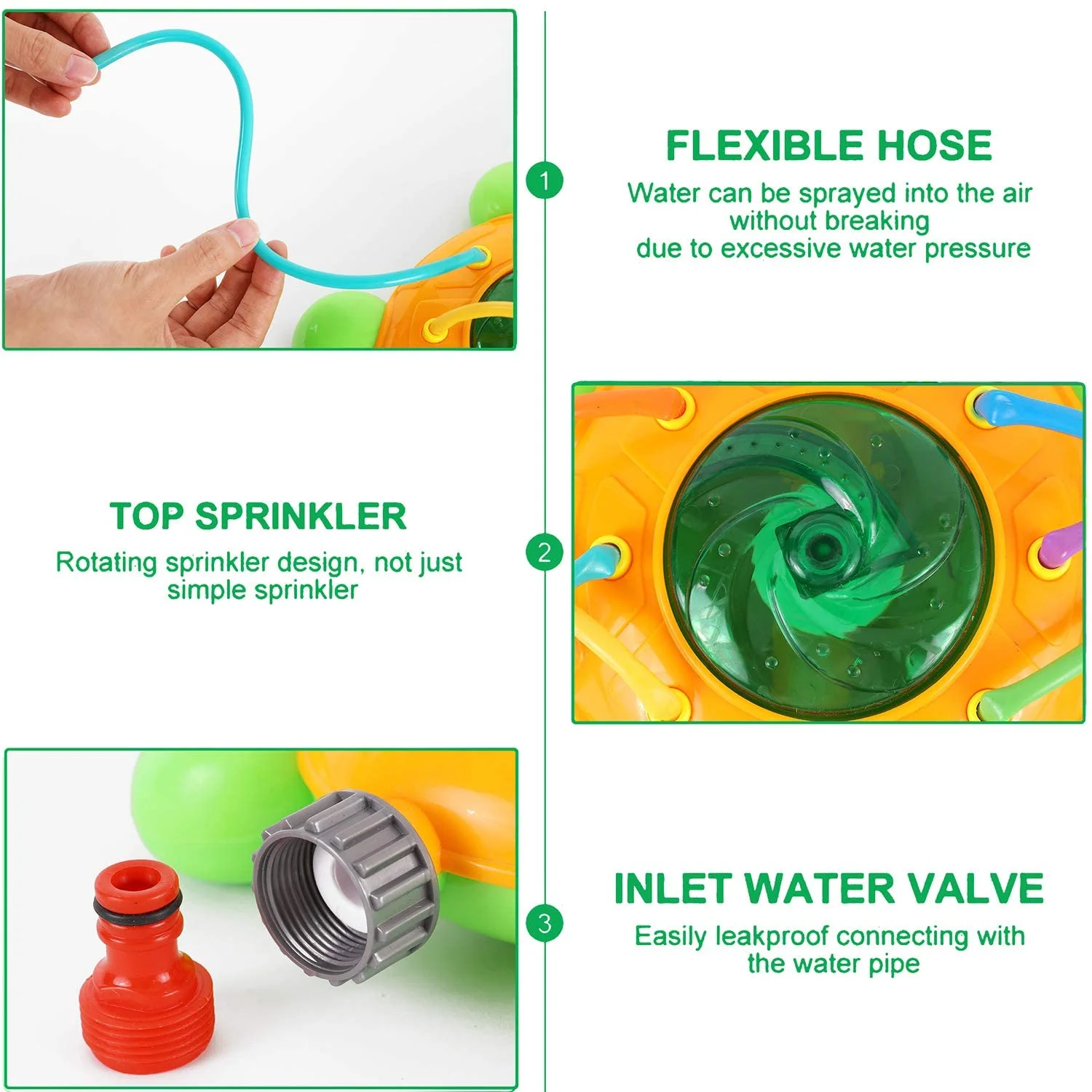 Outdoor Water Spray Sprinkler for Kids