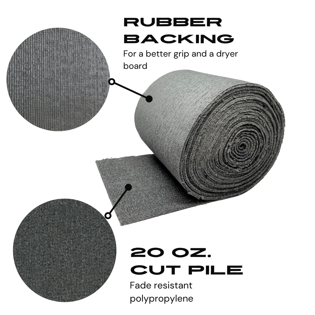 Carpet by the Foote, 20oz. Boat Trailer Bunk Carpet, 12