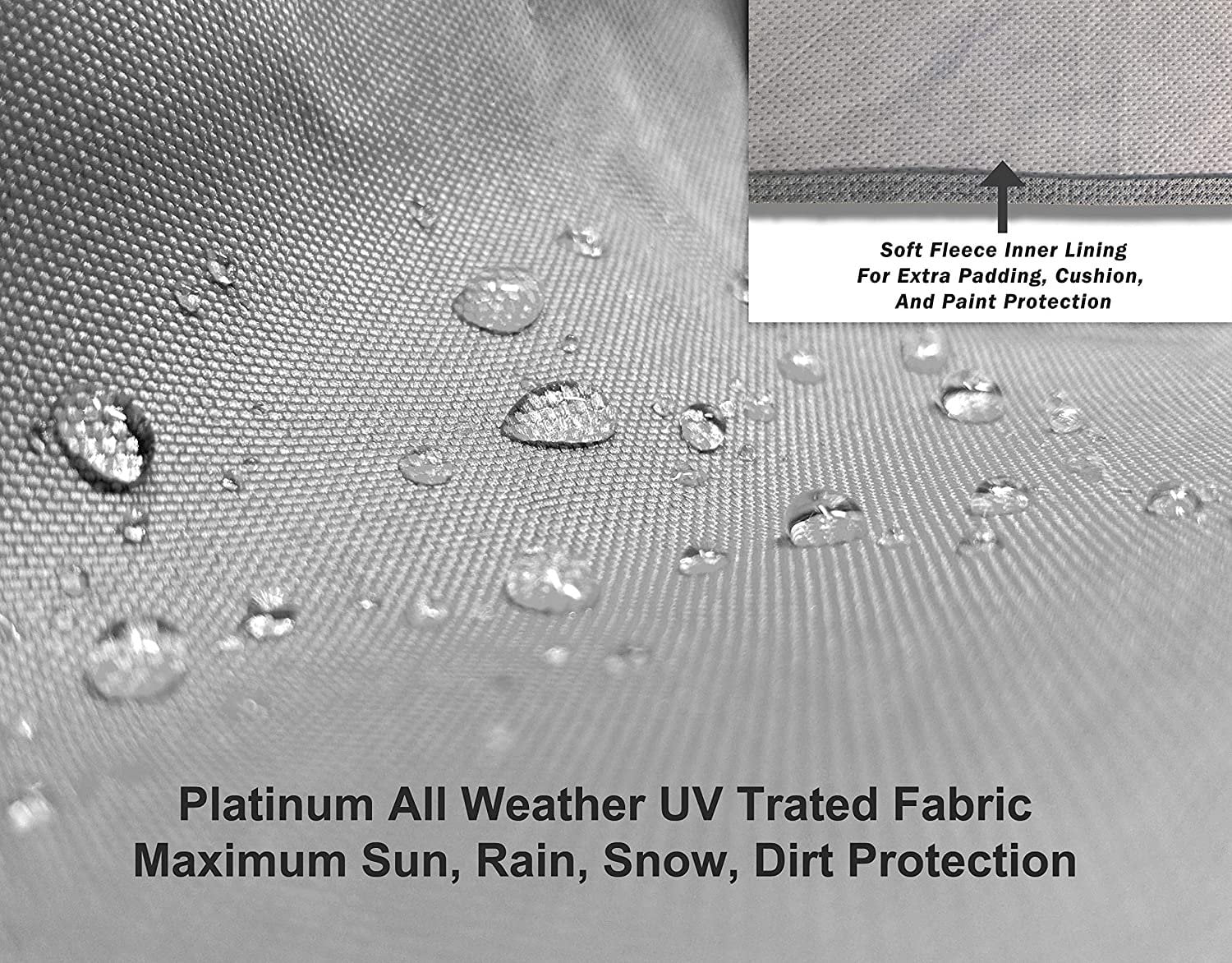 Platinum Shield Weatherproof Car Cover Compatible with 2017 Subaru Crosstrek Hatchback 4 Door - Outdoor/Indoor - Protect Water, Snow, Sun - Fleece Lining - Free Cable Lock, Storage Bag & Wind Straps