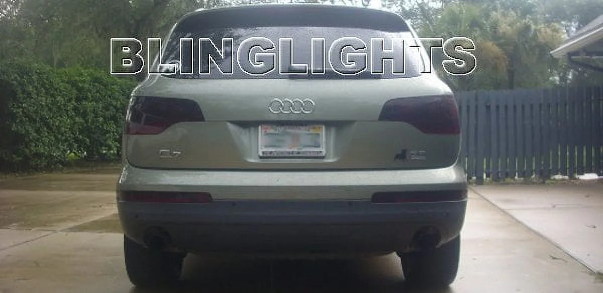 For Audi Q5 Tinted Smoked Protection Overlays Film for Taillamps Taillights Tail Lamps Lights