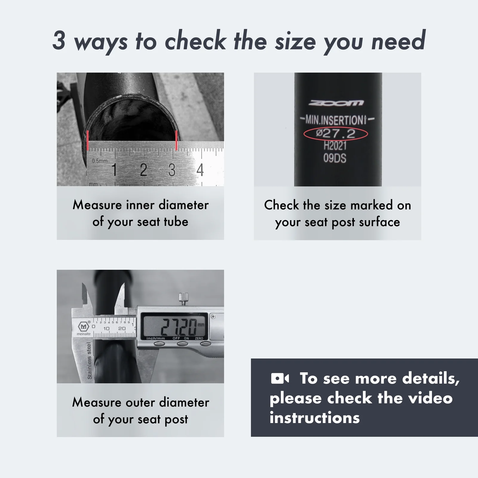 DJC Shock Absober Suspension Seatpost Headless 25.4 27.2 28.6 30.9 31.6mm x350mm Damping MTB Road Bike Seat Tube No Head Seat Post